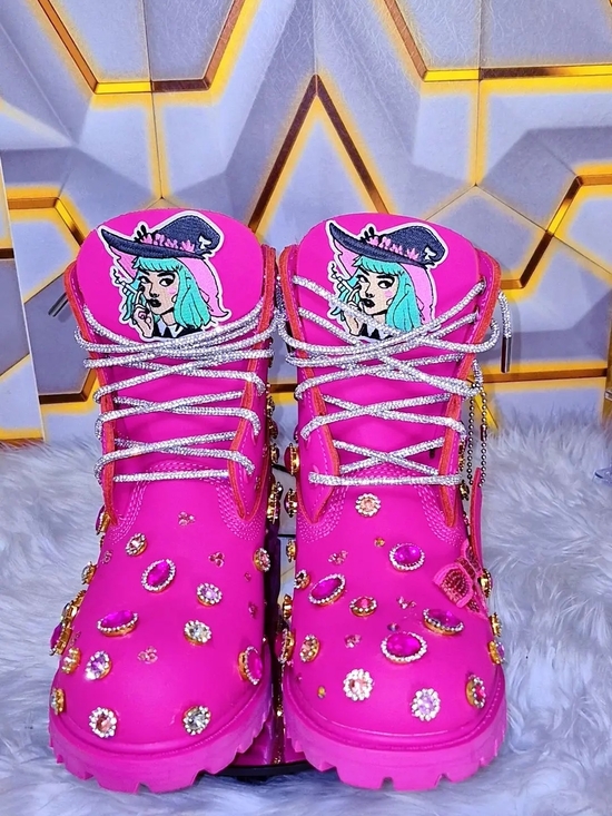 Shoes - Timberland Design With Rhinestone